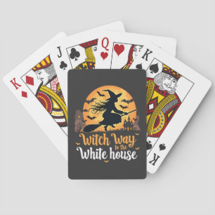 Heksenpad naar het Witte Huis Pokerkaarten