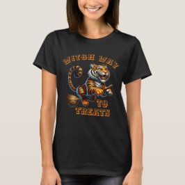 Heksenpad naar traktaties! Halloween T-shirt