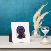 Heksenpomp Halloween Hond Vector Kunst Fotoplaat (Insitu)
