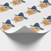 Heksenpompierhond Cadeaupapier (Hoek)