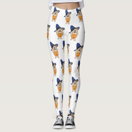 Heksenpompierhond Leggings (Voorkant)