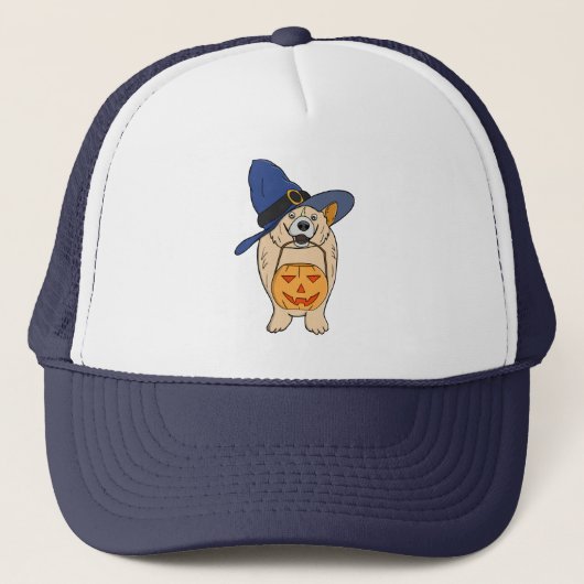 Heksenpompierhond Trucker Pet (Voorkant)