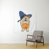 Heksenpompierhond Wandkleed (In situ)