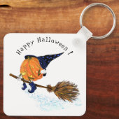 Heksenpompoen Halloween Sleutelhanger (Achterkant)