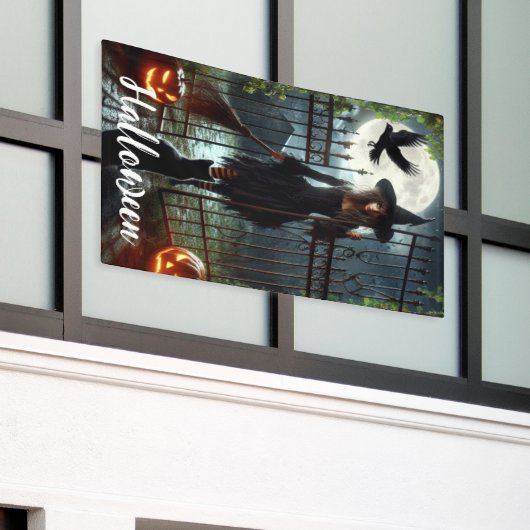 heksenpoort spandoek (Buitenkant Gebouw)