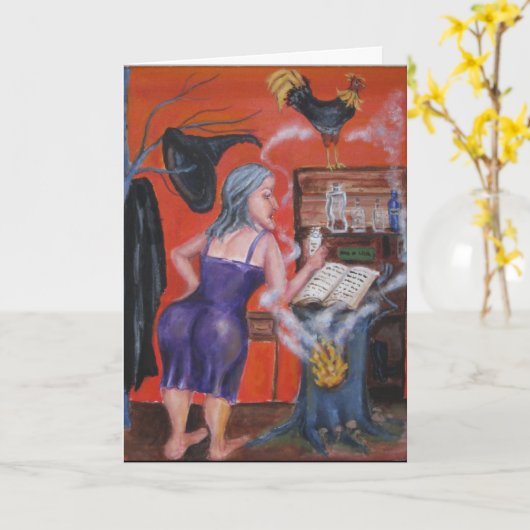 Heksenrecept Kaart (Gele Bloem)