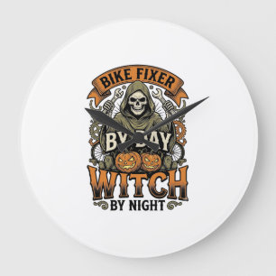 Heksenreparatie Fietsen Vintage Halloween Fietsenm Grote Klok