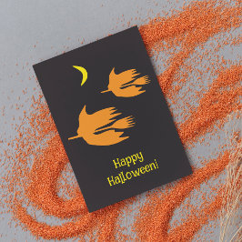 Heksenrit onder de sterren - Prettig Halloween! Briefkaart