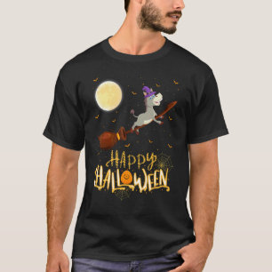 Heksenrit op een muilezel met een jachtgeweer Hall T-shirt