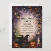 Heksensabbat Halloween-feest Kaart (Voorkant)