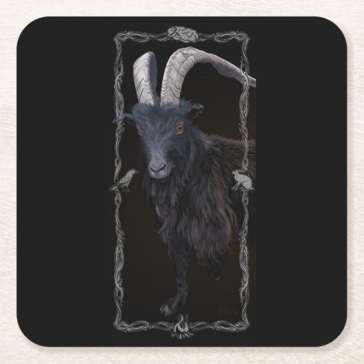 heksensabbat kartonnen onderzetters (Voorkant)