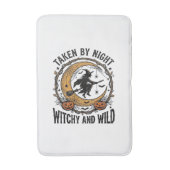 Heksenshirt uit de oude doos Heks Halloween-ontwer Badmat (Voorkant Verticaal)