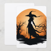 HEKSENSILHOUET [7] KAART (Voorkant / Achterkant)