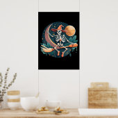 Heksenskelet Halloween Poster Wall Decor (Keuken)