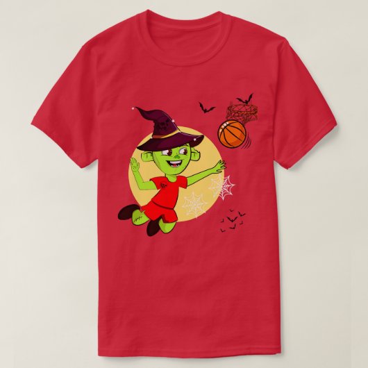 Heksenspel Basketbal T-shirt (Design voorkant)