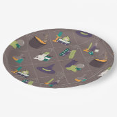 Heksenspreuk levert Halloween Papieren Bordje (Gekanteld)