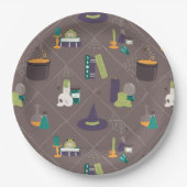 Heksenspreuk levert Halloween Papieren Bordje (Voorkant)