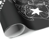 Heksenstijl hekserij wicca cadeaupapier (Rol Hoek)