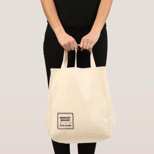 Heksentas Bridget Bishop 1692 Tote Bag (Voorkant (product))