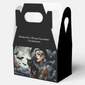 Heksenthema Gepersonaliseerde Halloween Party Bedankdoosjes (Geopend)