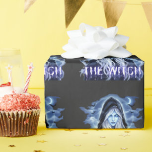Heksenthema Halloween Cadeaupapier