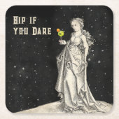 Heksenthema Halloween Party Cocktail Menu Kartonnen Onderzetters (Voorkant)