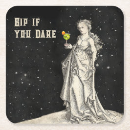 Heksenthema Halloween Party Cocktail Menu Kartonnen Onderzetters