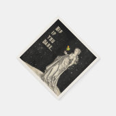 Heksenthema Halloween Party Cocktail Menu Servet (Hoek)