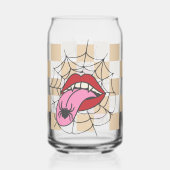 Heksentong Halloween Mok, Herfst Halloween Gift Blikvorm Glas (Achterkant)