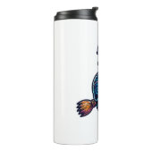 Heksentovenaar Halloween Heksenmystiek Kattenliefh Thermosbeker (Gedraaid links)