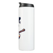 Heksentovenaar Halloween Heksenmystiek Kattenliefh Thermosbeker (Geroteerd rechts)