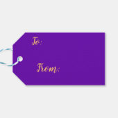 Heksentruc of leer rode heksenmeester cadeaulabel (Achterkant Horizontaal)