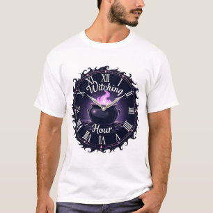 Heksenuur, Betoverde Klok Ontwerp T-shirt