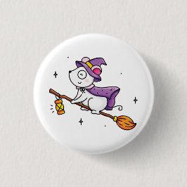 Heksenuur  ronde button 3,2 cm