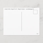 Heksenvampirepinguïn Halloween Feestdagenkaart (Achterkant)