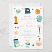 Heksenverjaardagsfeestuitnodiging voor Halloween Kaart (Voorkant)