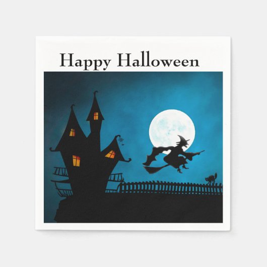 Heksenvliegster Servet (Voorkant)