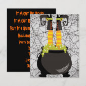 Heksenvoeten Steken uit een borrelende ketel I Kaart (Voorkant / Achterkant)