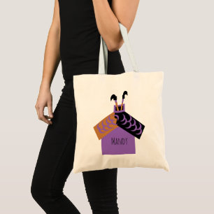 Heksenvoetenhuis Grappige Snoep Boodschappentas Tote Bag