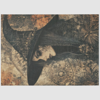 heksenvrouw  tissuepapier