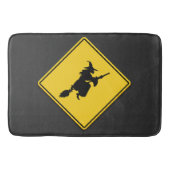 Heksenwaarschuwing Halloween Badmat (Voorkant)