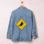 Heksenwaarschuwing Halloween Denim Jacket (Hangar)