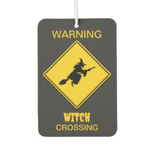 Heksenwaarschuwing Halloween Luchtverfrisser