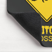 Heksenwaarschuwing Halloween Muismat (Hoek)