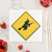 Heksenwaarschuwing Halloween Servet (Insitu)