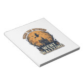 Heksenwals Halloween Vintage Gravure Ontwerp_ Notitieblok (Schuin)
