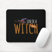 Heksenzoon halloween hoed muismat (Met muis)