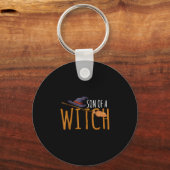 Heksenzoon halloween hoed sleutelhanger (Voorkant)