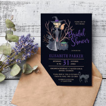 Heksenzwarte katten Halloween vrijgezellenfeest pa