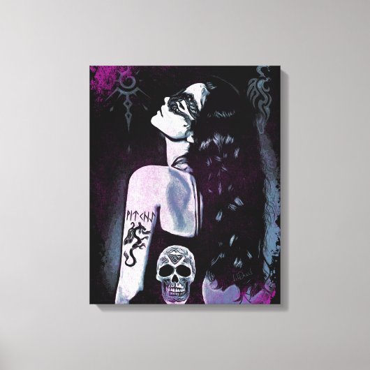 HEKSERIG CANVAS AFDRUK (Voorkant)